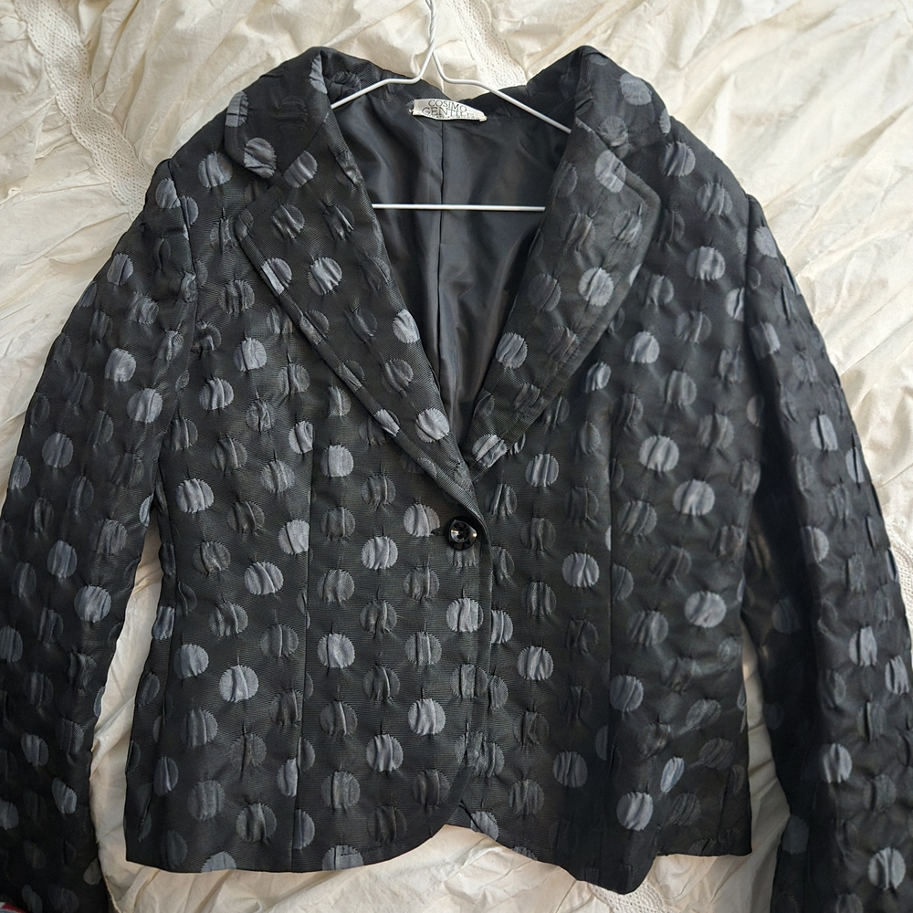Cosimo Gentile Black and Gray Women's Blazer